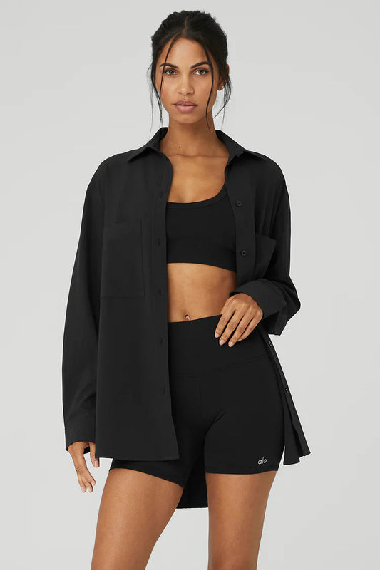 Dreamscape Button Down Long Sleeve - aainie