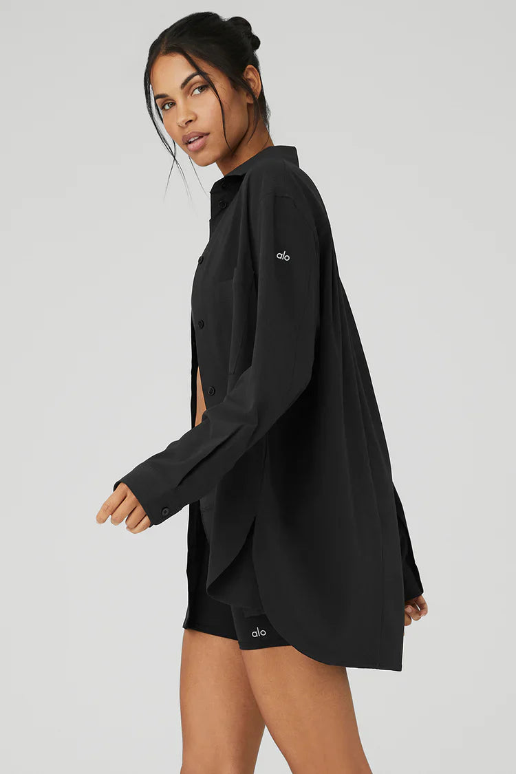 Dreamscape Button Down Long Sleeve - aainie