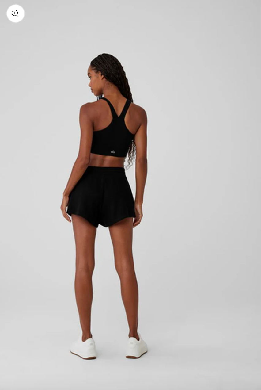 WAFFLE HIGH-WAIST WEEKEND ESCAPE SHORT
