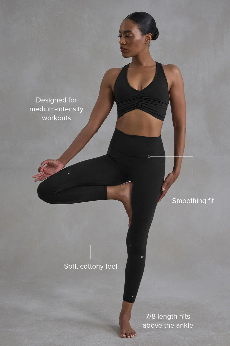 7/8 High Waist Airbrush Legging - aainie